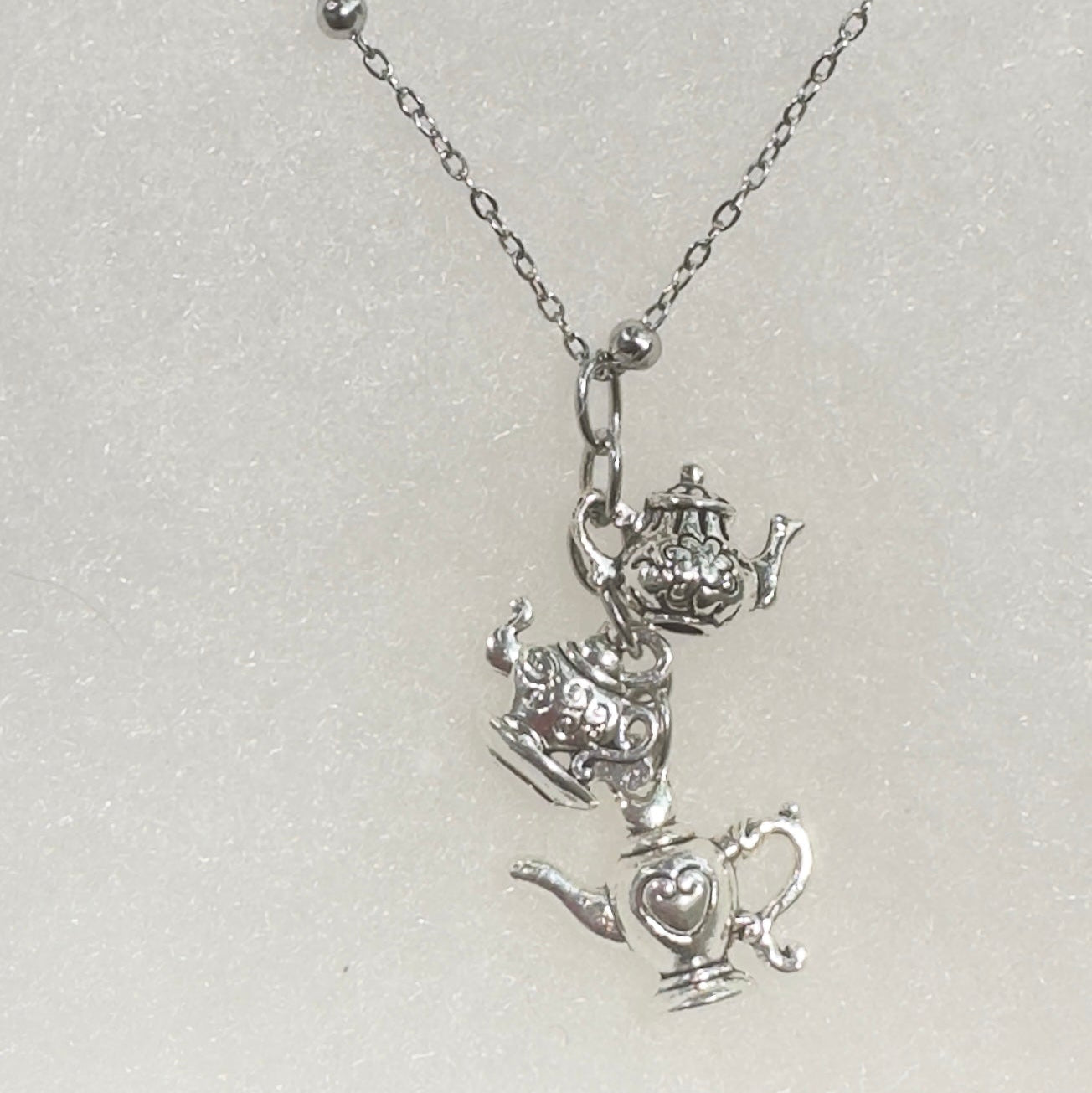 Tea Themed Charm Necklace - wholesale