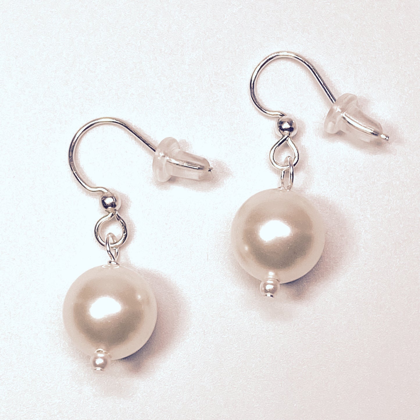 Fine Crystal Pearl Earrings