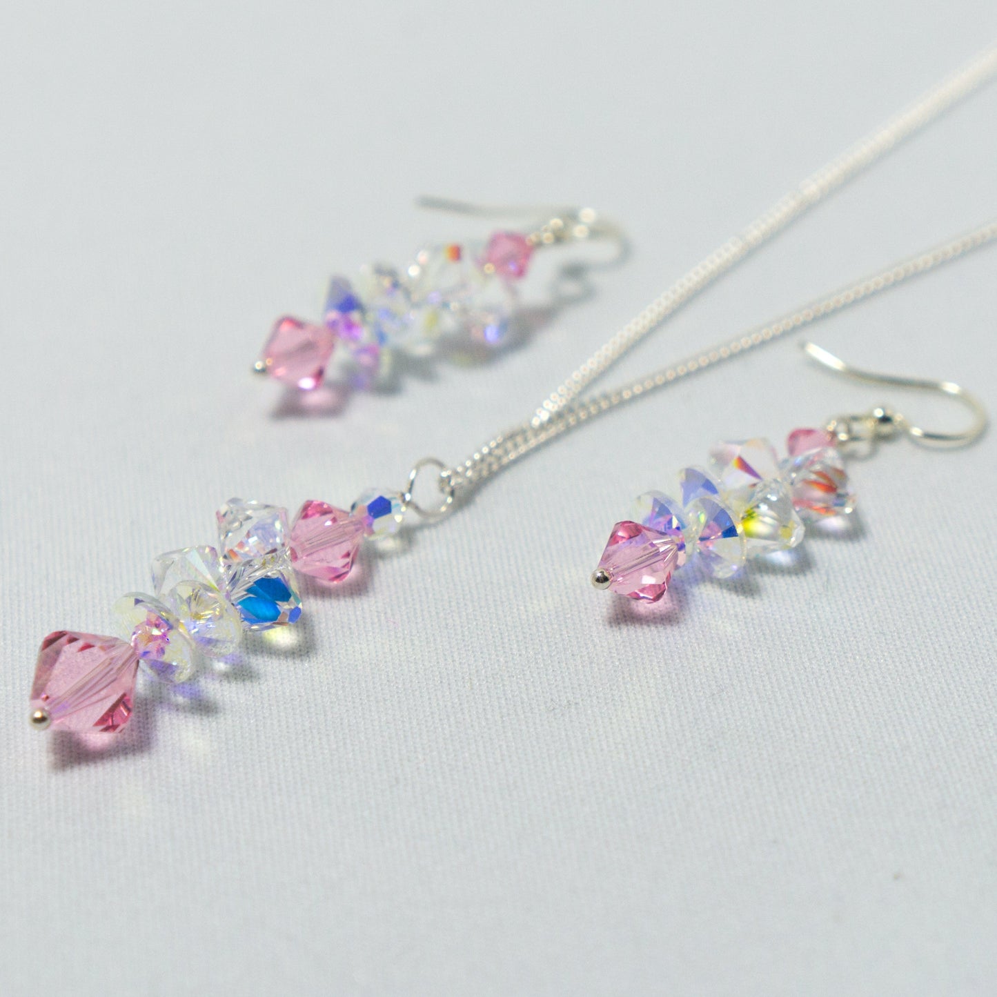 Cluster Earring and Necklace Sets
