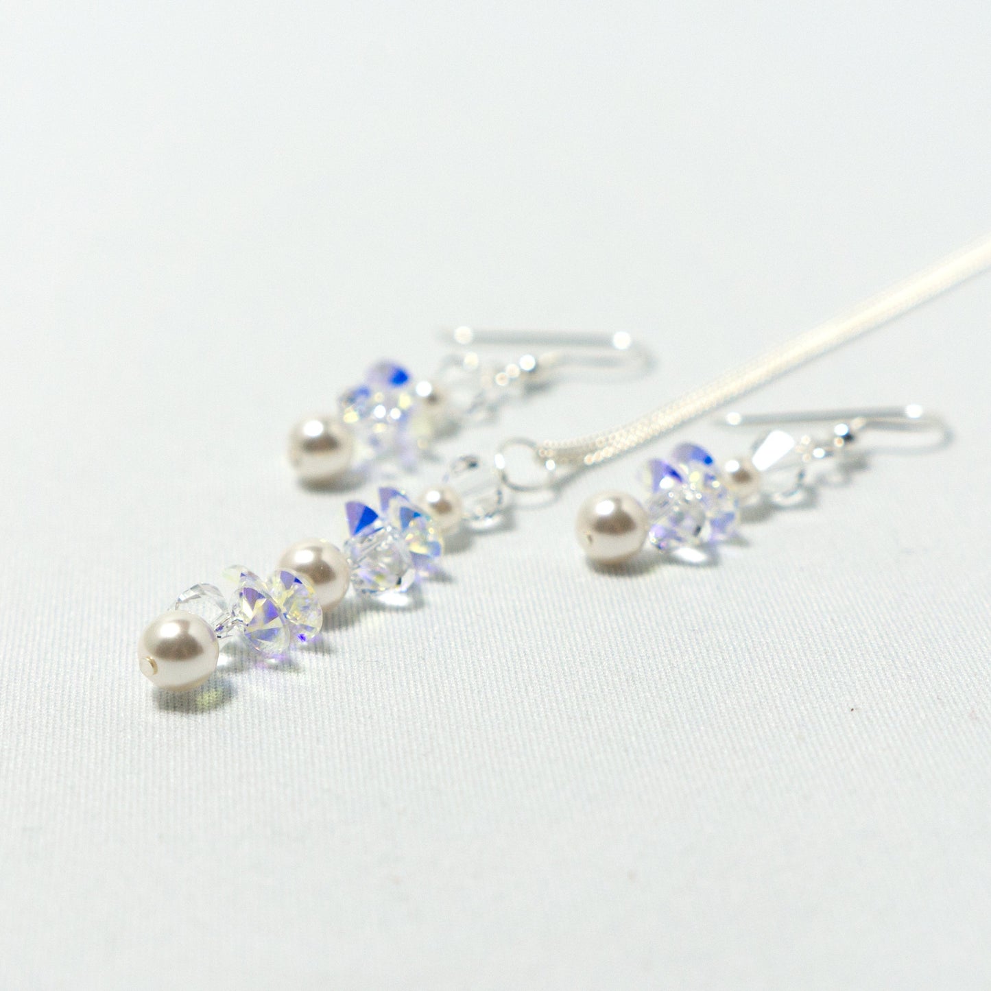 Cluster Earring and Necklace Sets