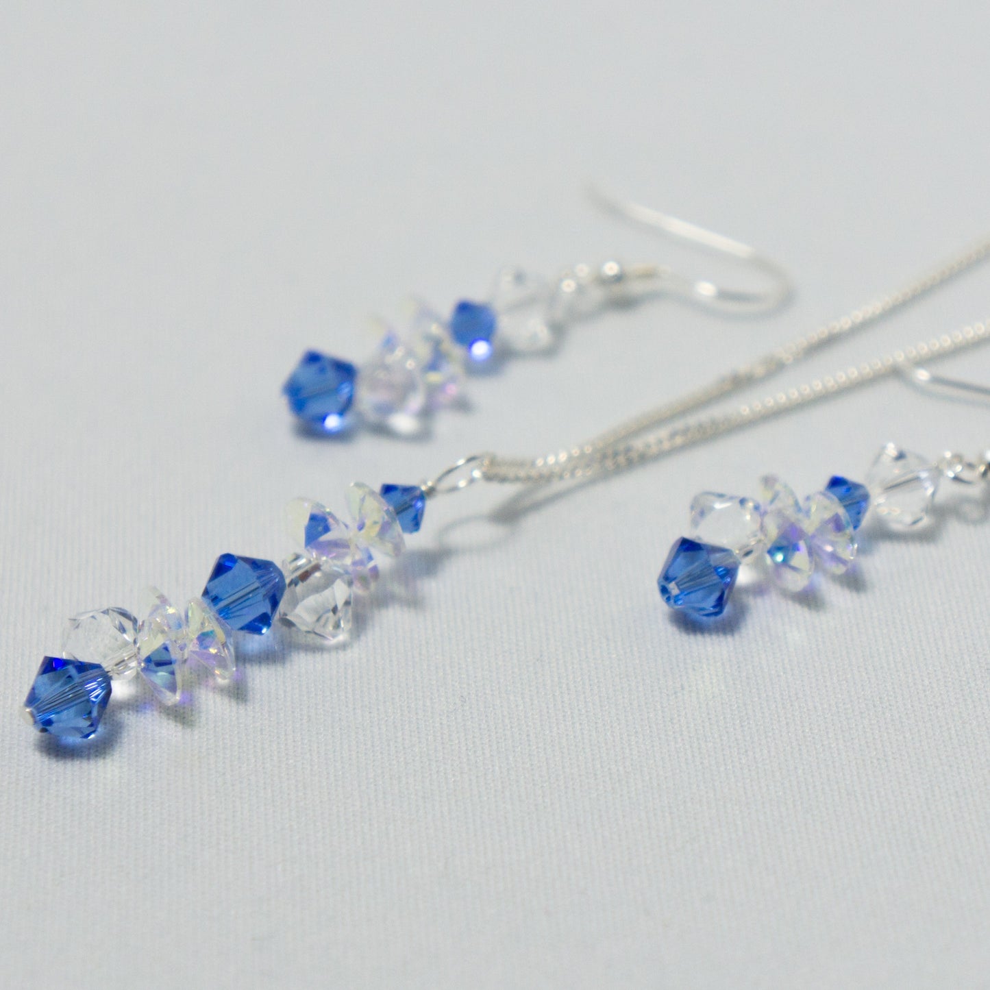 Cluster Earring and Necklace Sets