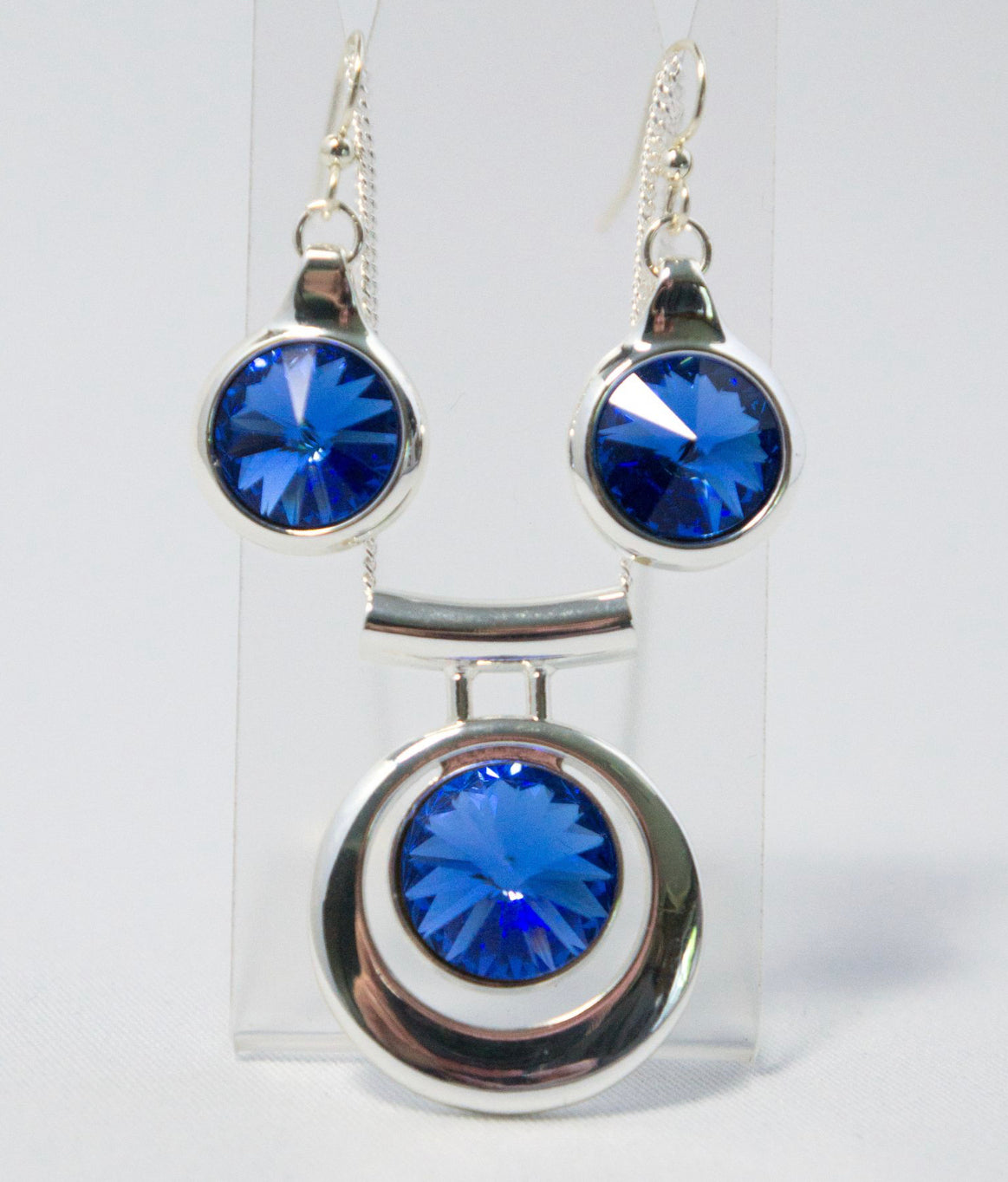 Contemporary Necklace and Earring Set