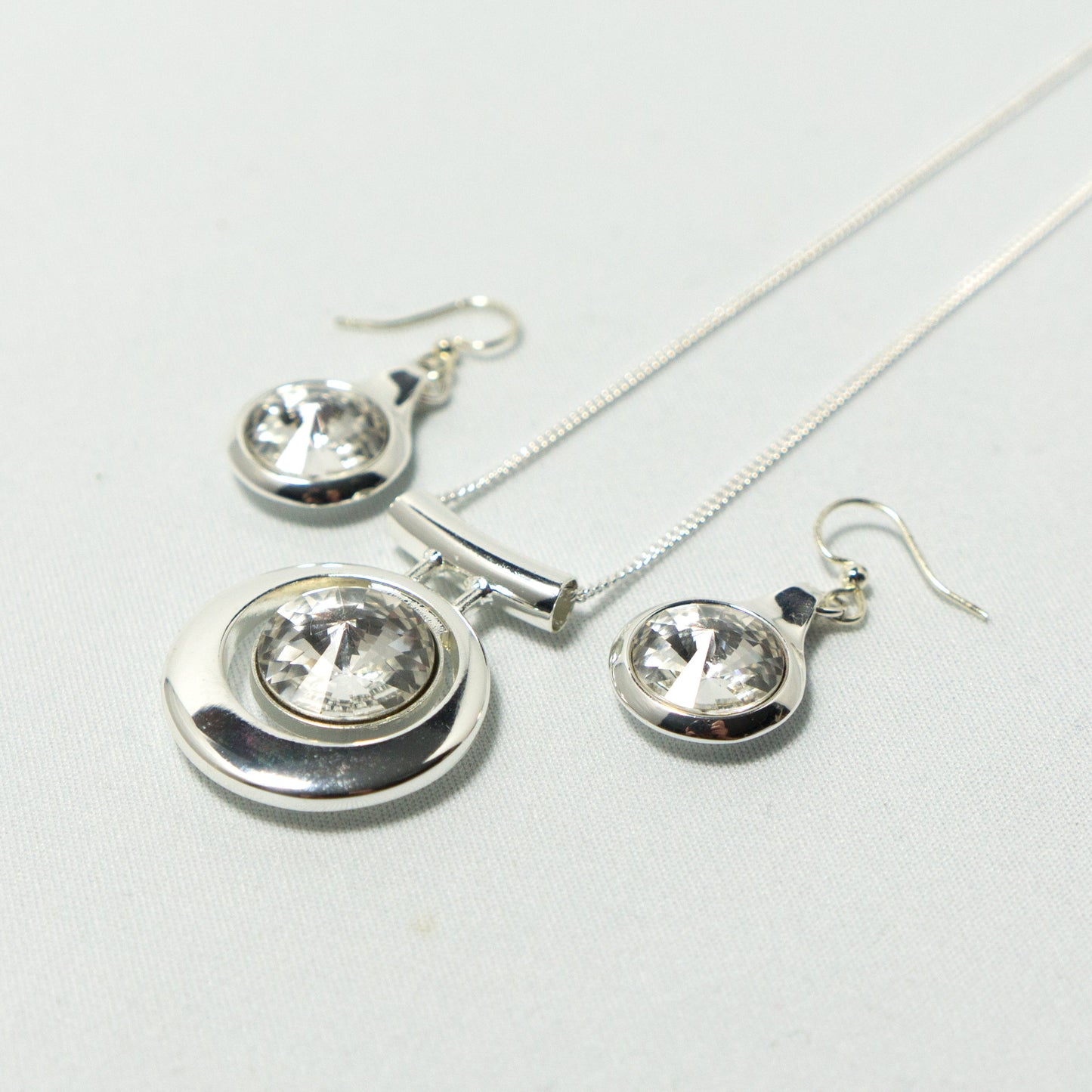 Contemporary Necklace and Earring Set