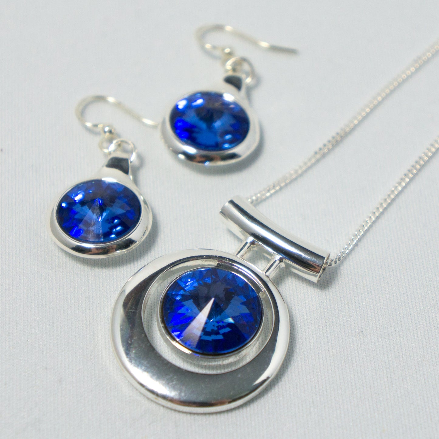 Contemporary Necklace and Earring Set