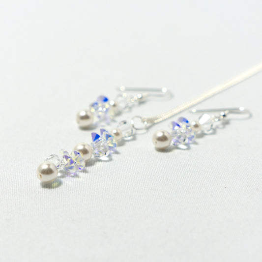 Cluster Earring and Necklace Sets