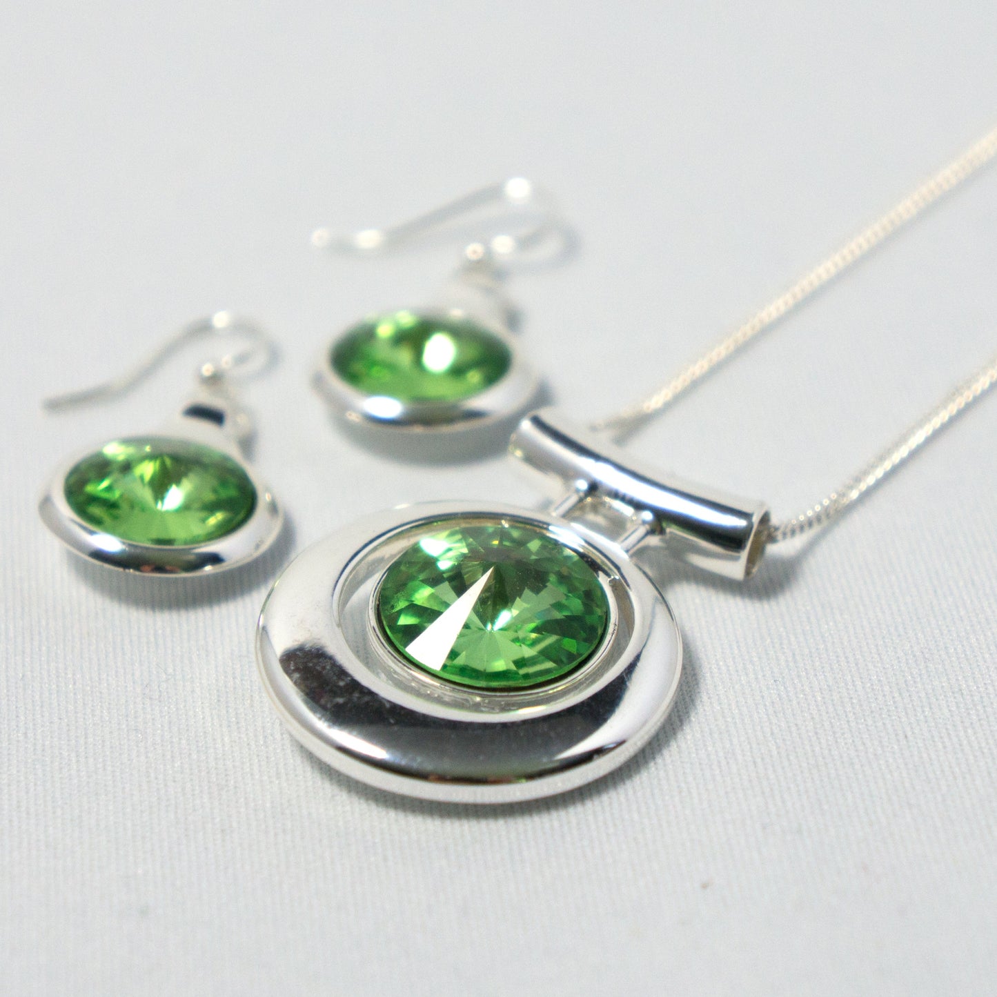 Contemporary Necklace and Earring Set